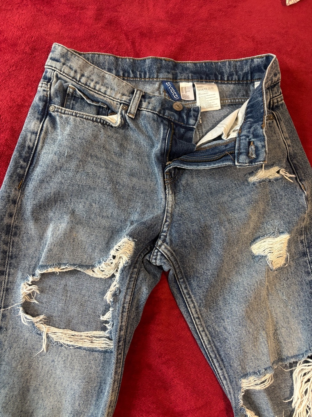 Straight Ripped Jeans - Picture 5 of 17